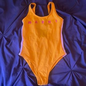 Swimsuit Marni Orange and pink